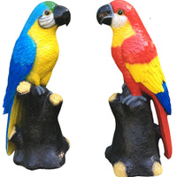 Outdoor Garden Simulation Parrot Hanging Ornament Animal Sculpture