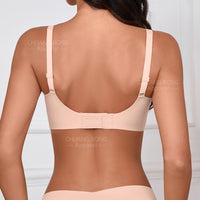 Seamless Invisible Bralette for Women, Thin Summer Design, Minimizing Effect, Jelly Gel Support, Plus Size Vest Bra