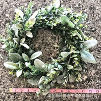 Shunshide 2025 Amazon New Spring/Summer Artificial Eucalyptus Wreath for Four Seasons Courtyard Front Door Decoration