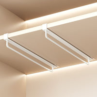 Punch-Free U-Shaped Vertical Wardrobe Hanging Rod for Clothes and Trousers, Closet Storage Organizer