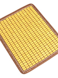 Pet Cooling Mat Summer Breathable Rattan Bamboo Weave Pad for Cats and Dogs