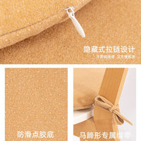 Memory Foam Seat Cushion for Office Chairs and Stools, Pain Relief and Comfort for Prolonged Sitting