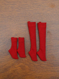 Ribbed Socks for Blythe, OB22, OB24, Azone, and 19-Joint Dolls