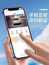 2026 Full Screen Streaming Media Rearview Mirror Dash Cam with Front and Rear Dual Cameras