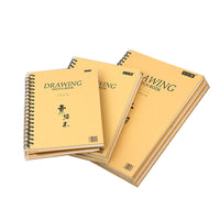 Sketchbook with Hard Cover and Coil Binding for Art Students and Professionals