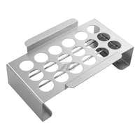 Stainless Steel Chili Pepper Roasting Rack with 18 Holes for BBQ Grilling