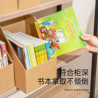 Kraft Paper Bookends Desk Organizer for Students and Office