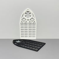 Dollhouse Gothic Style Window Frame Miniature Decor