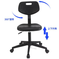 Anti-Static PU Foam Lab Chair with Adjustable Backrest and Height for Workshops and Cleanrooms