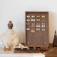 Jewelry Display Stand for Necklaces, Earrings, Rings, and Bracelets - Retail Store & Booth Organizer