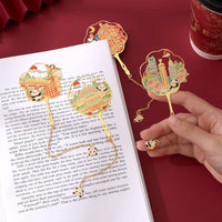 Chongqing Landmark Metal Bookmark with Tassel - Souvenir & Gift