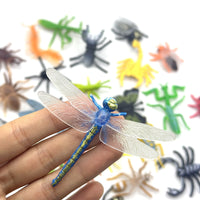 24-Piece Realistic Insect Animal Model Set for Education and Decoration