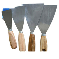 Jinfly Wood Handle Putty Knife Set for Cleaning and Masonry Work