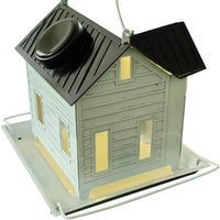Solar-Powered Hanging Bird Feeder for Outdoor Garden and Yard Decoration
