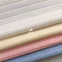 High-Elastic Ribbed Star Jacquard Knit Fabric for Doll Clothes, Scarves, and Hair Ties