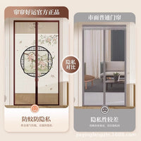 Magnetic Screen Door with Strong Suction and Anti-Peep Design, Breathable Mesh for Home Entryways