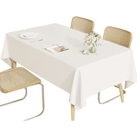 Luxury Faux Lambskin Waterproof Oil-Proof Tablecloth for Dining and Coffee Tables