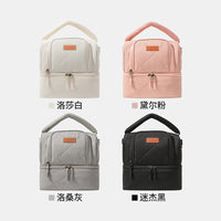 Large Capacity Breast Milk Cooler Bag for Moms, Portable Insulated Lunch Bag for Travel and Outdoor