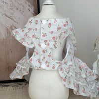 Pet Princess Dress Pink Cherry Blossom Tutu for Small Dogs and Cats