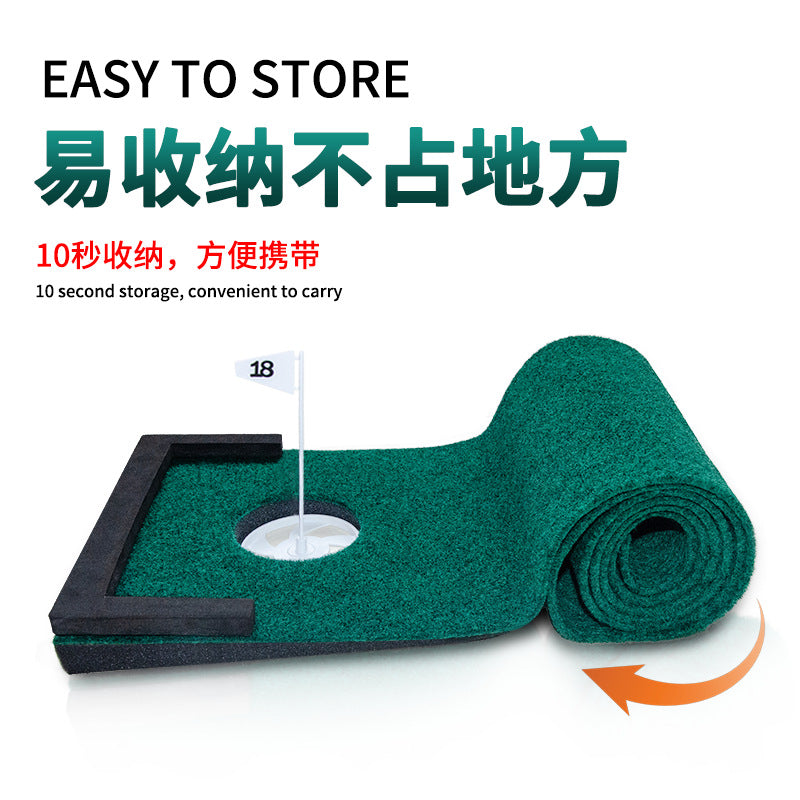 Indoor Golf Putting Green Mat with Hole for Practice