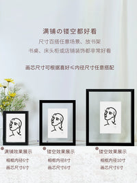 Double-Sided Transparent Glass Picture Frame for A4 Artwork and Photos
