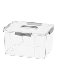 Acrylic Mahjong Tile Storage Box with Lid - Transparent Organizer for Snacks & Toys