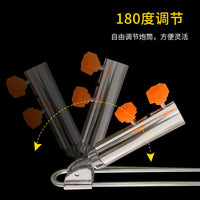 Metal Ground Insert Fishing Rod Holder Base for Outdoor Fishing
