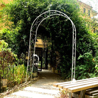 European Style Wrought Iron Rose Arch for Garden and Climbing Plants