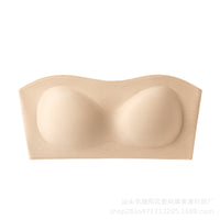 Strapless Silicone Gel Non-Slip Push-Up Bra for Women