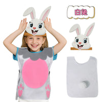 Toddler Animal Costume for Halloween & Performances - Fleece Jumpsuit with Headpiece