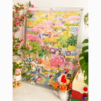 Acrylic Jigsaw Puzzle Frame for 500/1000 Pieces, High Transparency, Thickened Display Photo Frame