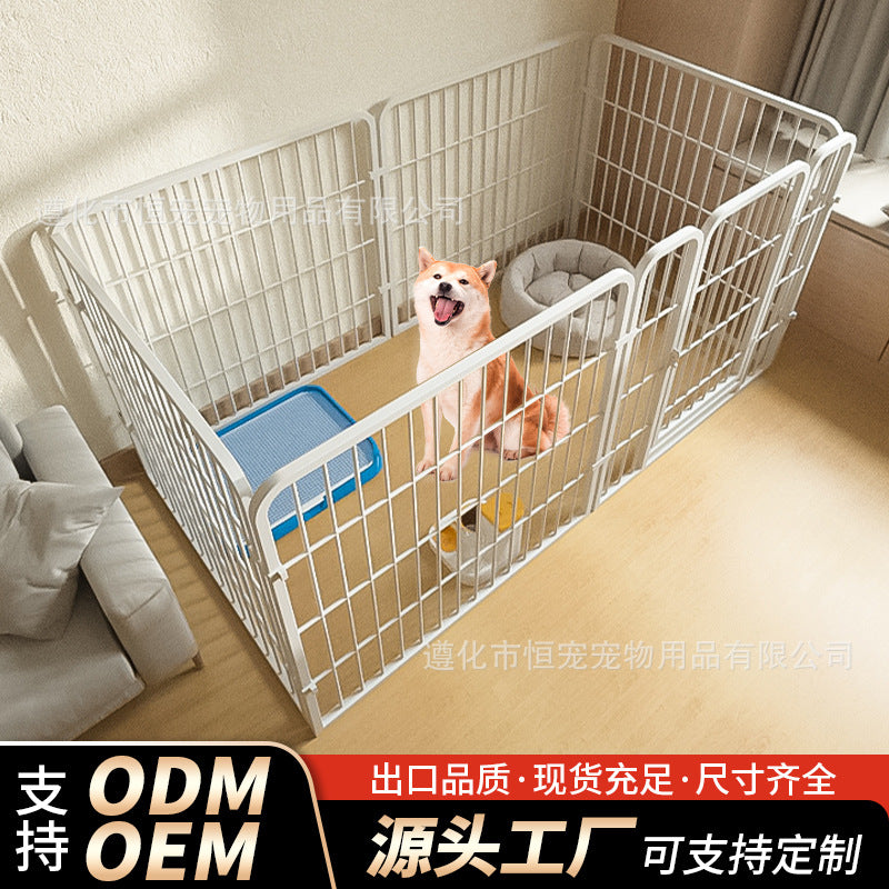 Pet Playpen Indoor Dog Fence with Door for Small Medium Large Dogs