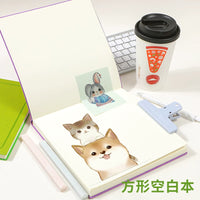 Portable PU Leather Notebook for Sketching, Drawing, and Journaling