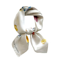 2025 Spring/Summer Luxury Printed Silk Scarf for Women, Versatile Decorative Neck Scarf