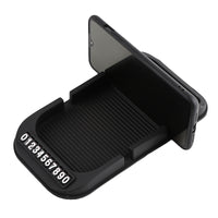 Universal Car Dashboard Phone Holder with Anti-Slip Mat and Navigation Support
