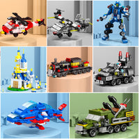 Mini Building Blocks Set for Kids, Compatible with Major Brands, Educational STEM Toy for Boys 6-12 Years