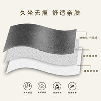 Cartoon Animal Faux Leather Seat Cushion for Office Chair, 40x40cm Non-Slip Wear-Resistant