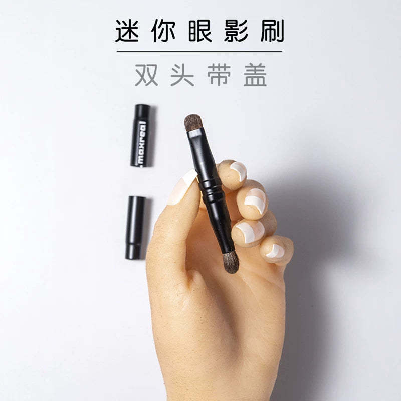 Professional Pony Hair Eyeshadow Brush for Detailed Eye Makeup - Dual-Ended or Standard