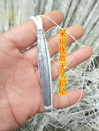 Handmade Dyneema Fishing Cast Net with Lead Sinker