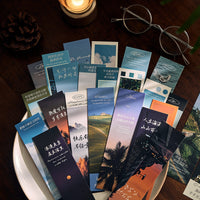 ZaoMo 30-Sheet 'Life is a Wilderness' Scenic Bookmark Set for DIY Journals & Notes