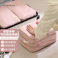 Travel Compression Storage Bags for Clothes and Quilts, Moisture-proof Organizer for Business Trips, Portable Packing Bags