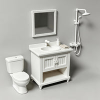 Miniature Dollhouse European Style Bathroom Cabinet Model