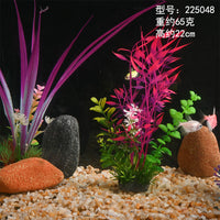 Aquarium Plastic Plant Decorations for Fish Tank Landscaping