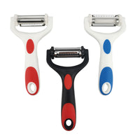 3-in-1 Rotary Peeler Stainless Steel Fruit Vegetable Potato Peeler
