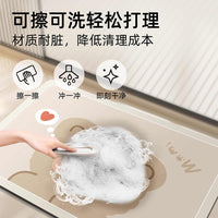 Floral Diatomaceous Earth Bath Mat Quick Dry Non-Slip Absorbent Bathroom Floor Mat
