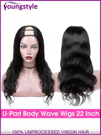 Body Wave U-Part Wig Brazilian 100% Human Hair