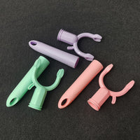 Clothes Drying Pole Fork Head with Non-Slip Handle, 19mm Inner Diameter