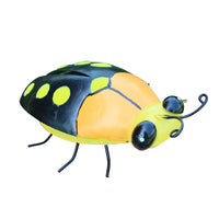 Metal Ladybug Garden Wall Decor Sculpture Outdoor Yard Art Ornament
