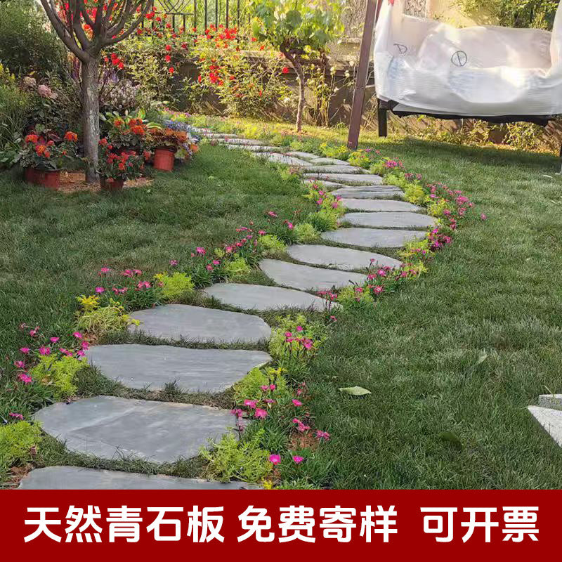 Irregular Bluestone Garden Stepping Stones for Patios and Pathways
