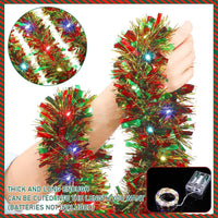 Christmas Tinsel Garland for Holiday Party Decoration